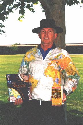 Dave with Guinness record books