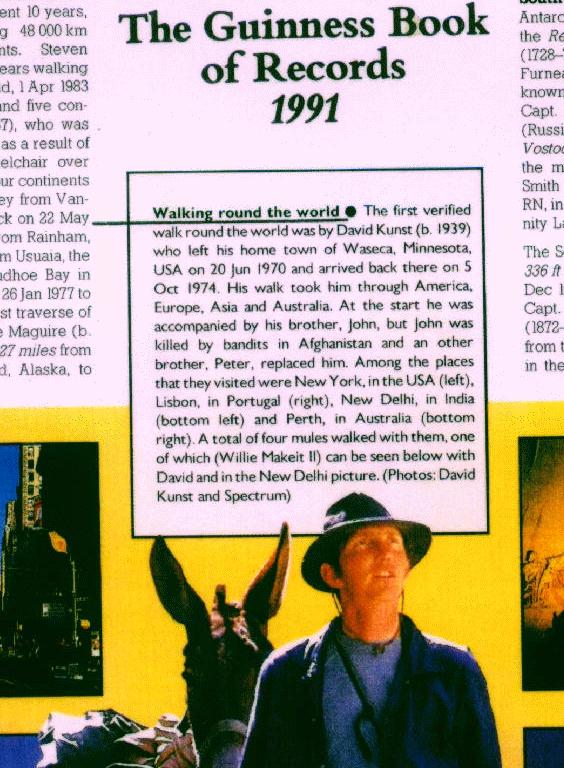 Partial page with Dave's picture in 1991 United Kingdom Edition